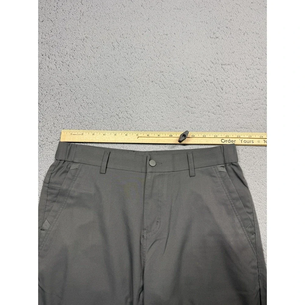 Jack Archer Pants Mens 31x34 Gray Microfiber‎ Stretch Chino Performance Casual